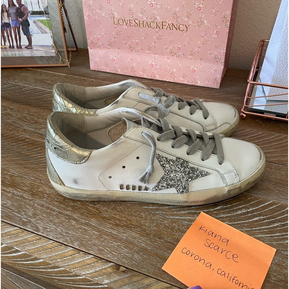 GGDB super star silver glitter size 35